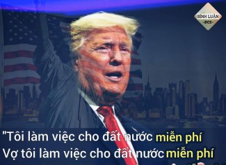 CHÚNG TA KHÔNG ỦNG HỘ NƯỚC MỸ, CHÚNG TA KHÔNG ỦNG HỘ TRUMP, CHÚNG TA ỦNG HỘ CHÍNH NGHĨA...