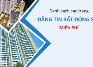 Danh sách 63 trang web đăng tin bất động sản miễn phí hiệu quả cao