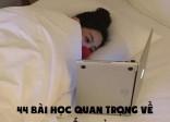 44 BÀI HỌC QUAN TRỌNG NHẤT VỀ GIẤC NGỦ